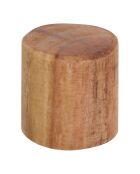 Jeu echec pin Micka marron - 40x40 cm