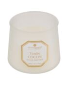 Bougie parfum en verre Elisa tend transparente - 200g