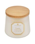 Bougie parfum en verre Elisa tend transparente - 200g