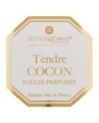 Bougie parfum en verre Elisa tend transparente - 200g