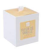 Bougie parfum verre Elea fleur vanille transparente - 190g