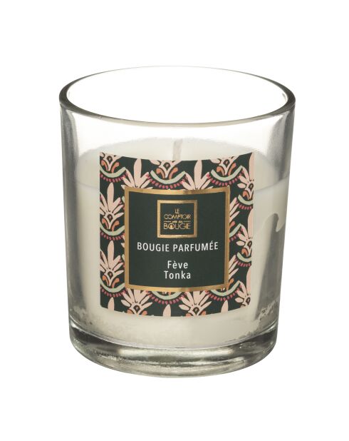 Lot de 4 Bougies parfumées verre Neda tonka - 110g