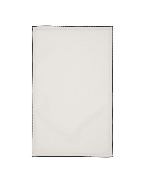 Lot de 2 torchons Waffle blancs - 17 x 1,5 x 41 cm
