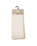 Lot de 2 torchons Waffle blancs - 17 x 1,5 x 41 cm