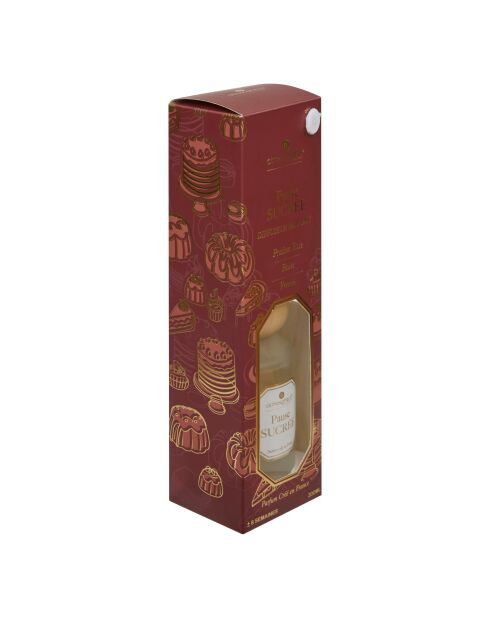 Diffuseur en verre Elisa sucre transparent - 200ml
