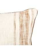 Lot de 2 coussins rayés Sien écrus - 38x58 cm