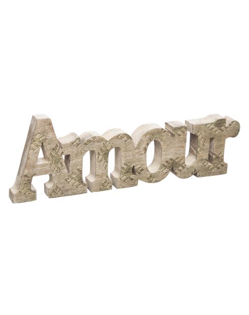 Mot à poser Mang lovena beige - H.10.2 cm