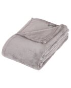 Tela escocesa de microfibra gris - 125x150 cm