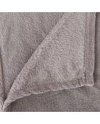 Tela escocesa de microfibra gris - 125x150 cm