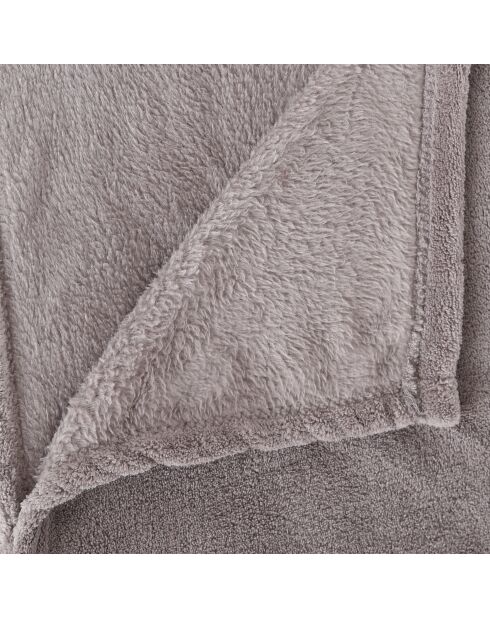 Tela escocesa de microfibra gris - 125x150 cm