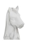 Pieza de ajedrez de resina gris abierta - H.26,5 cm