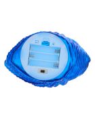 LED-Lampe mit blauer Glasschale - L.14