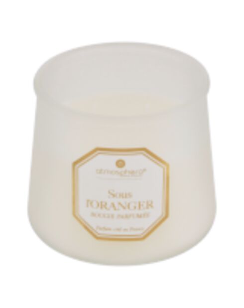 Bougie parfum en verre Elisa orange transparente - 200g