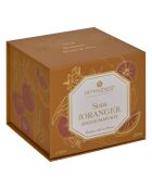 Candela profumata Elisa in vetro arancione trasparente - 200g