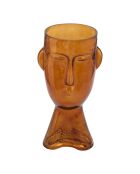 Vaso in vetro Sien face assortito - H.31,5 cm