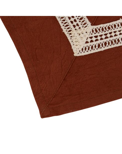 Nappe chaine et trame blanche - 150x250 cm