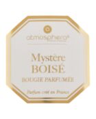 Bougie parfum en verre Elisa bois transparente - 200g