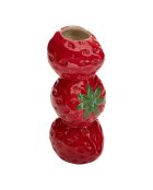Fruitige geassorteerde keramische vaas - H.22 cm