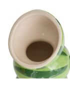 Fruitige geassorteerde keramische vaas - H.22 cm