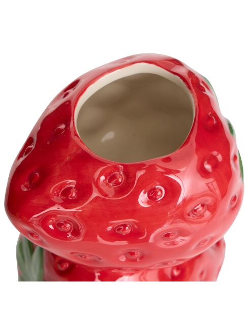 Fruitige geassorteerde keramische vaas - H.22 cm