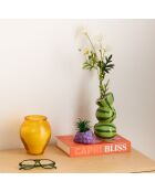 Fruitige geassorteerde keramische vaas - H.22 cm