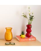 Fruitige geassorteerde keramische vaas - H.22 cm