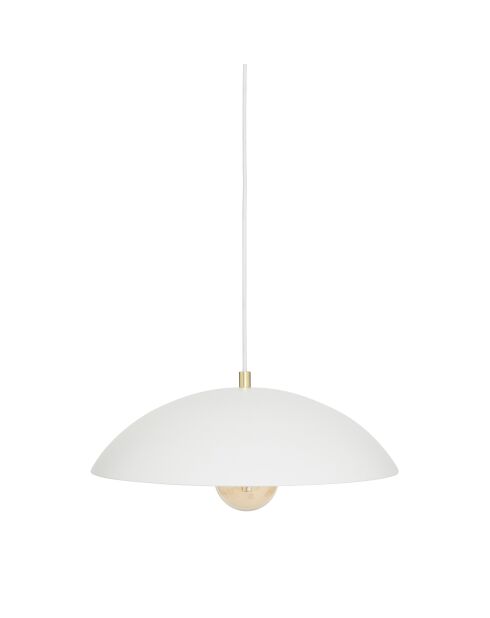 Suspension en metal Delcia blanche - D.45 cm
