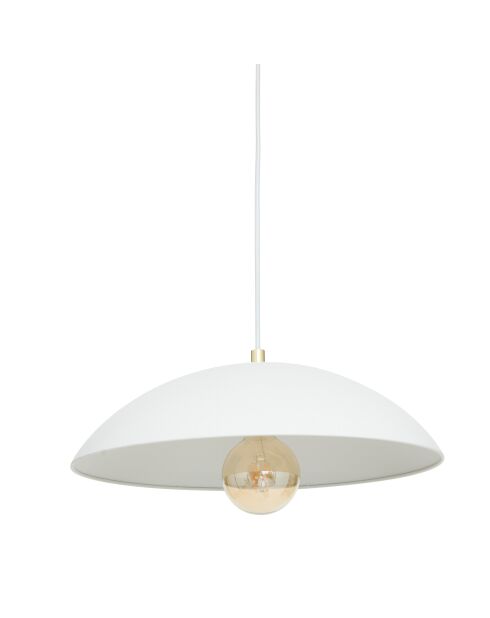 Suspension en metal Delcia blanche - D.45 cm