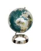 Reso blaue Metallkugel - H.27,5 cm