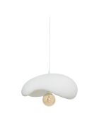 Suspension en plastique Teiva blanche - L.45