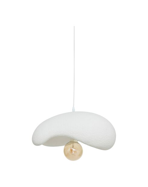 Suspension en plastique Teiva blanche - L.45