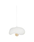 Suspension en plastique Teiva blanche - L.45