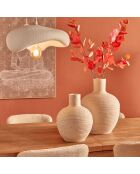 Suspension en plastique Teiva blanche - L.45