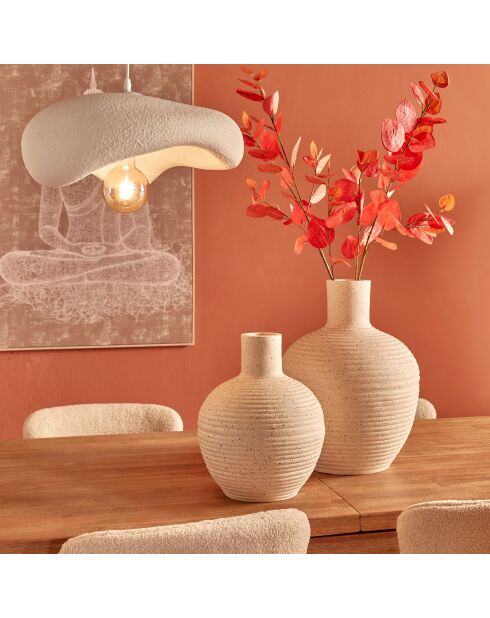 Suspension en plastique Teiva blanche - L.45