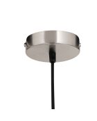 Suspension en metal Arlo argentée - L.76 cm