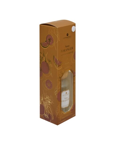 Diffuseur en verre Elisa orange transparent - 200ml
