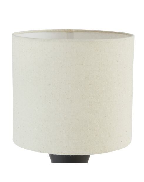 Yulia Tischlampe schwarz - H.40 cm