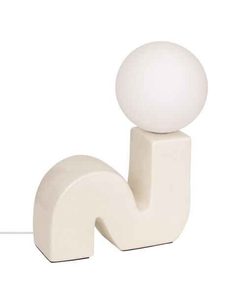 Lampe à poser Sibil beige - H.33.5 cm