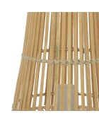 Lámpara Mahe de bambú natural - H.38 cm