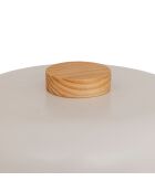 Pola weiße Pilzlampe - H.36 cm