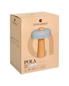 Pola weiße Pilzlampe - H.36 cm