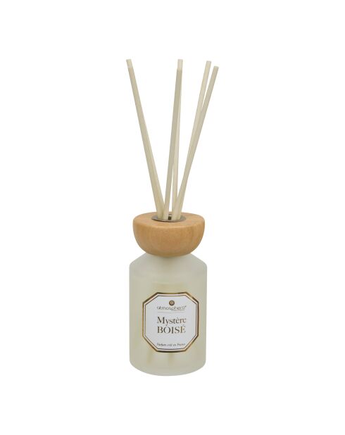 Diffuseur en verre Elisa bois transparent- 200ml