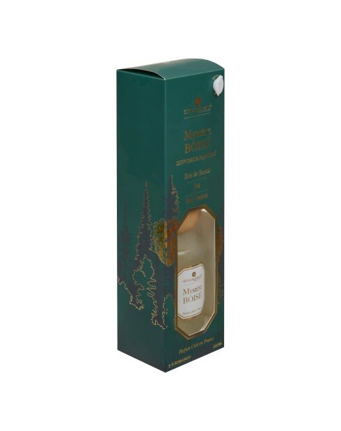 Diffuseur en verre Elisa bois transparent- 200ml