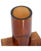 Vaso Reso end in vetro - H.26,7 cm