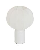 Lampe Tobie blanche - H.33 cm