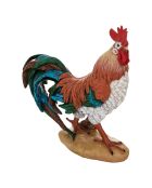 Coq résine Isac extérieur - H.30.5 cm