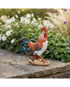Coq résine Isac extérieur - H.30.5 cm