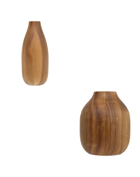 Soliflore en acacia Jale assorties - H.12 cm