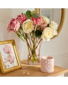 Vaso in vetro Festo roseflower - H.23,5 cm