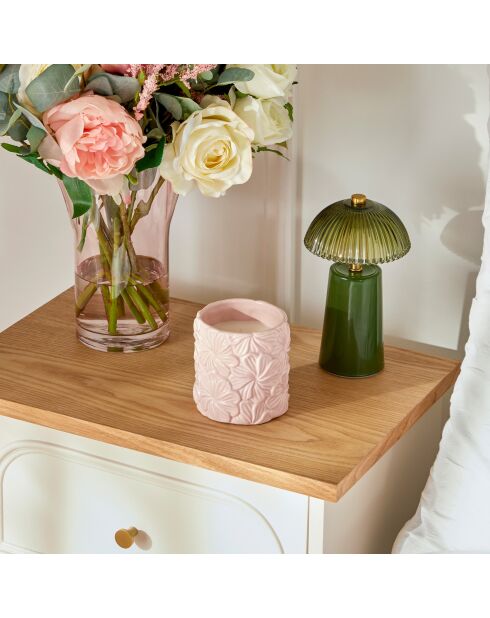 Vaso in vetro Festo roseflower - H.23,5 cm